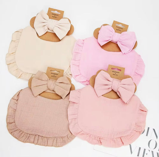 (rouge) Ensemble bavoirs